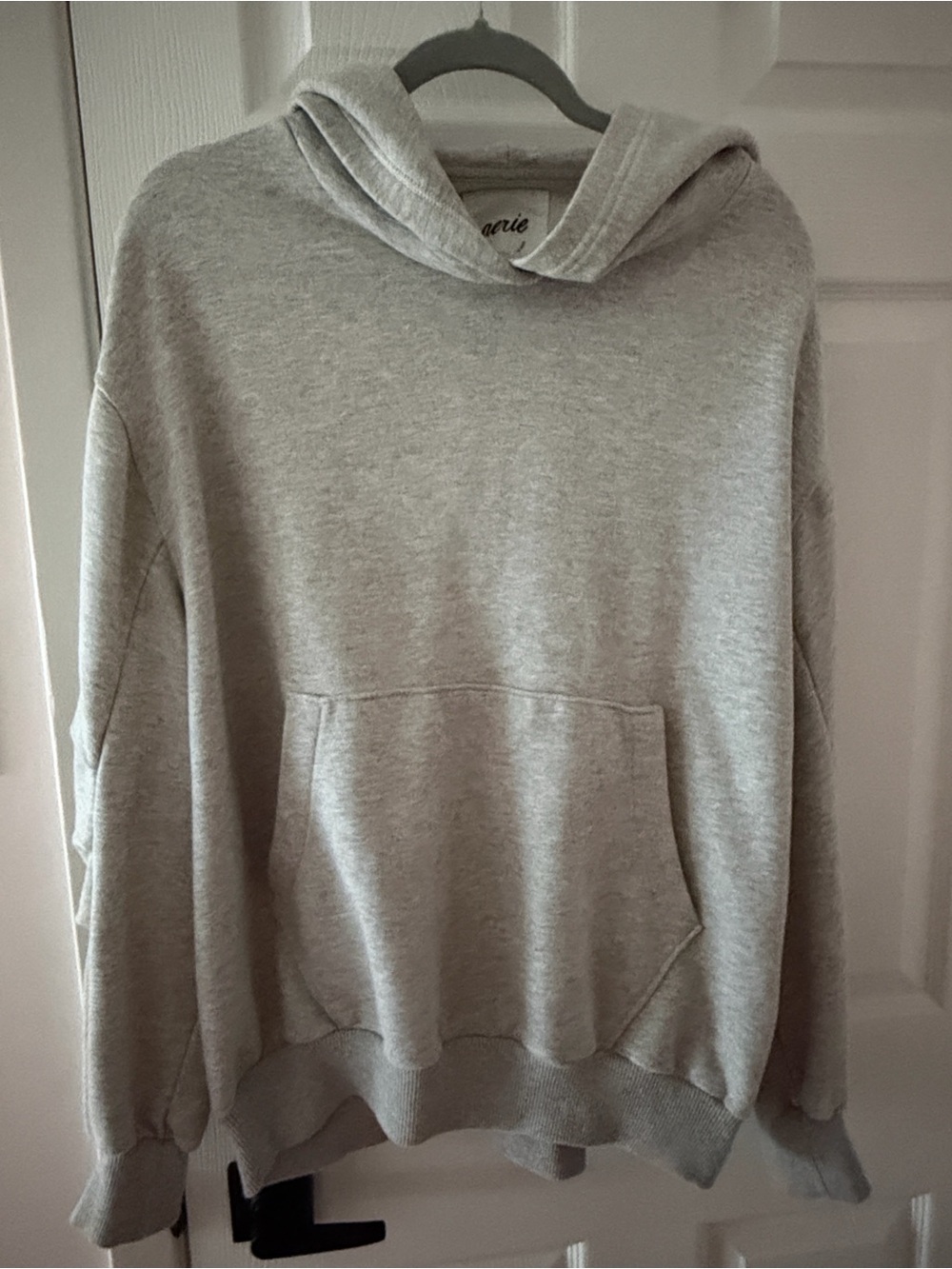 AERIE- Women's Lightweight Cotton Jetsetter Gray Hoodie